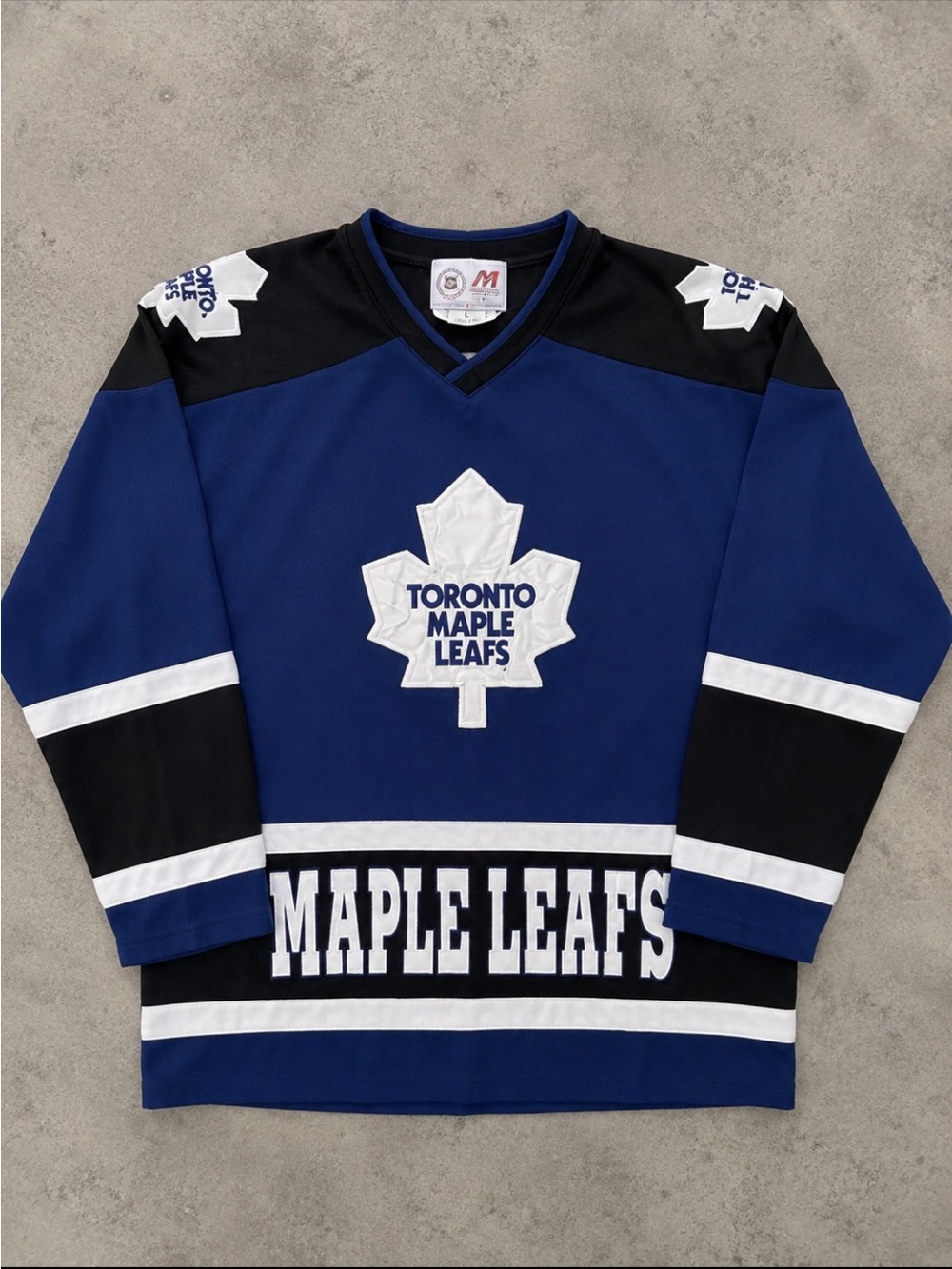 Toronto Maple Leafs Youth Hockey Jersey Blue NHL Licensed Maska Athletic Sports